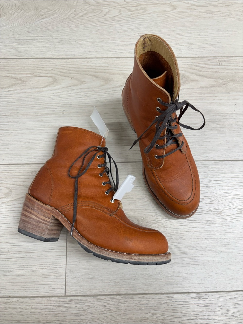 Red Wing Women’s Heeled Leather Lace-Up Boots